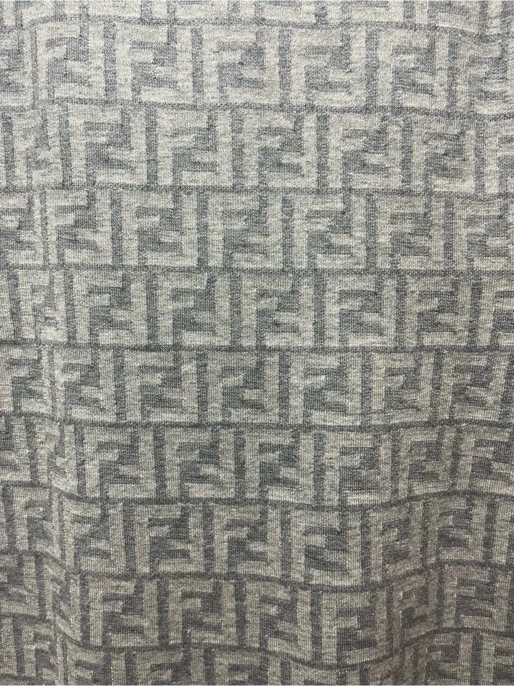 Fendi Monogram Knit Midi Dress